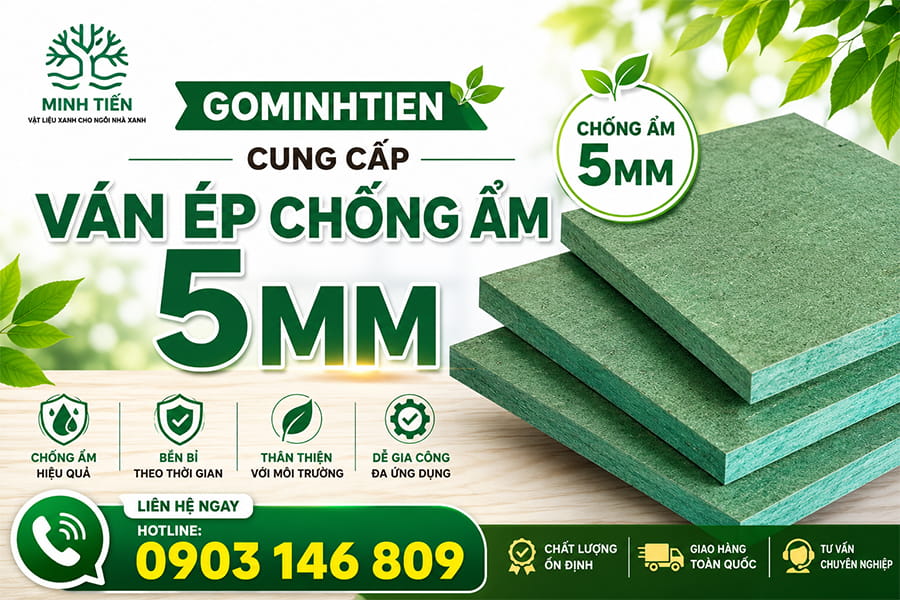 Ván ép chống ẩm 5mm