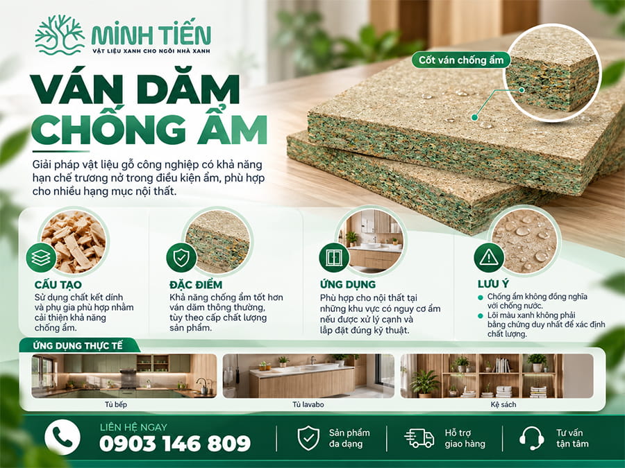 Ván dăm chống ẩm