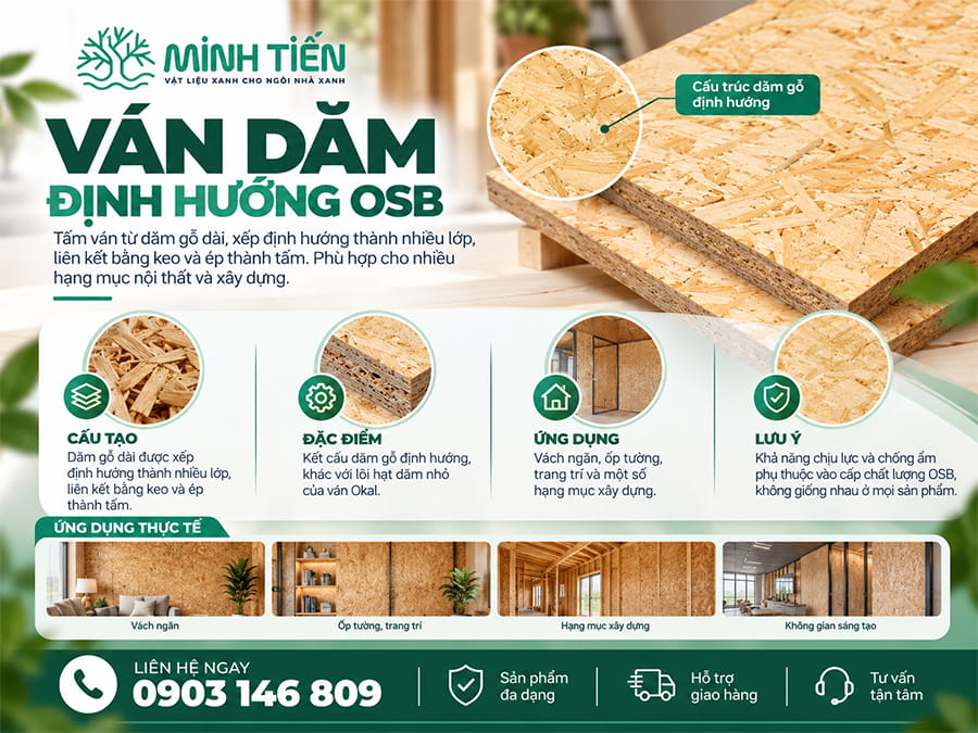 Ván dăm định hướng OSB