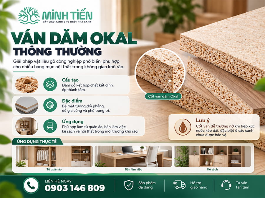 Ván dăm OKAL thông thường